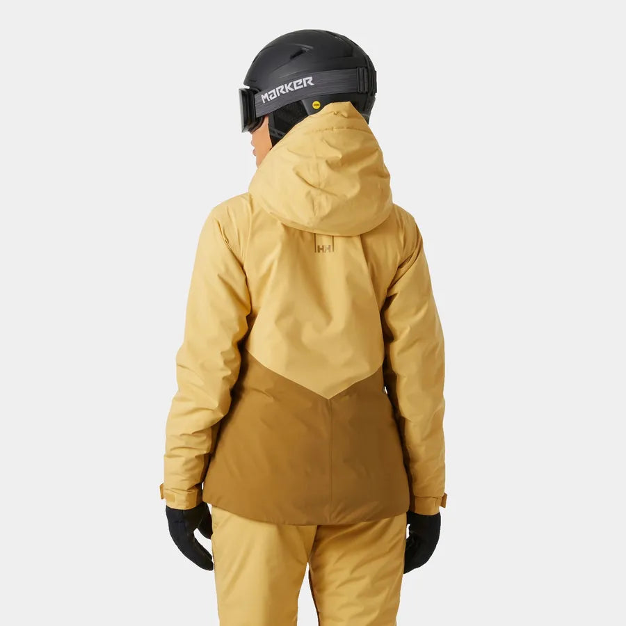 Helly Hansen Women's Edge 3.0 Ski Jacket Skijakke Dame - Sand -