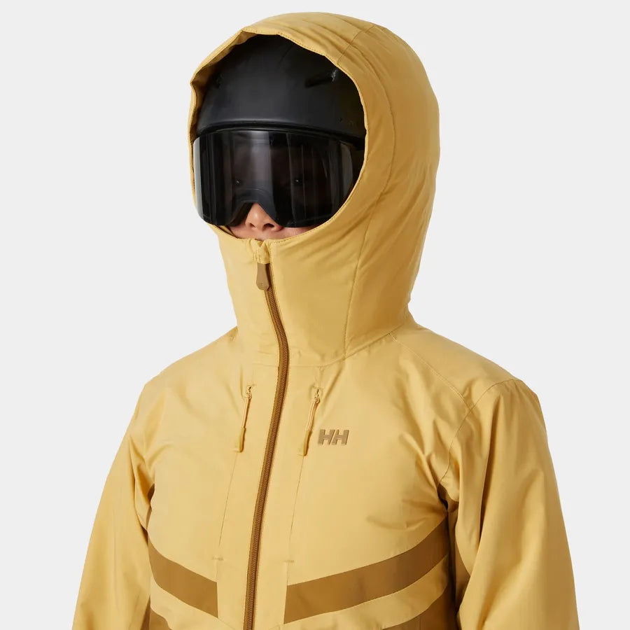 Helly Hansen Women's Edge 3.0 Ski Jacket Skijakke Dame - Sand -