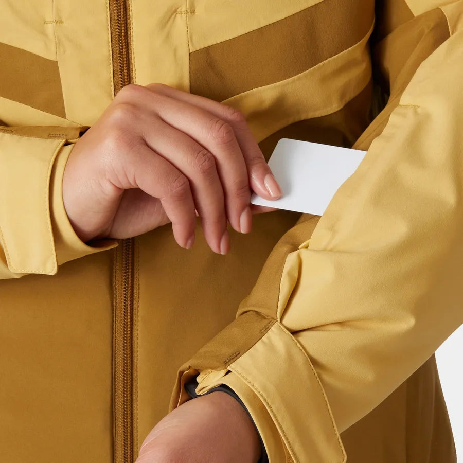 Helly Hansen Women's Edge 3.0 Ski Jacket Skijakke Dame - Sand -