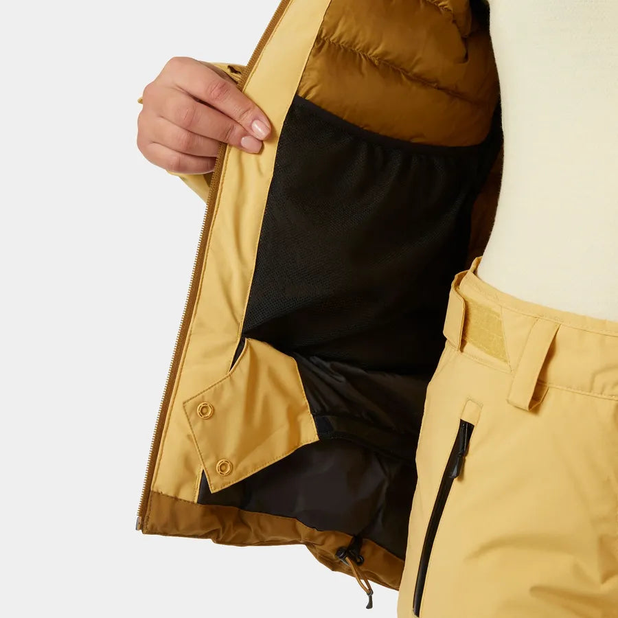 Helly Hansen Women's Edge 3.0 Ski Jacket Skijakke Dame - Sand -