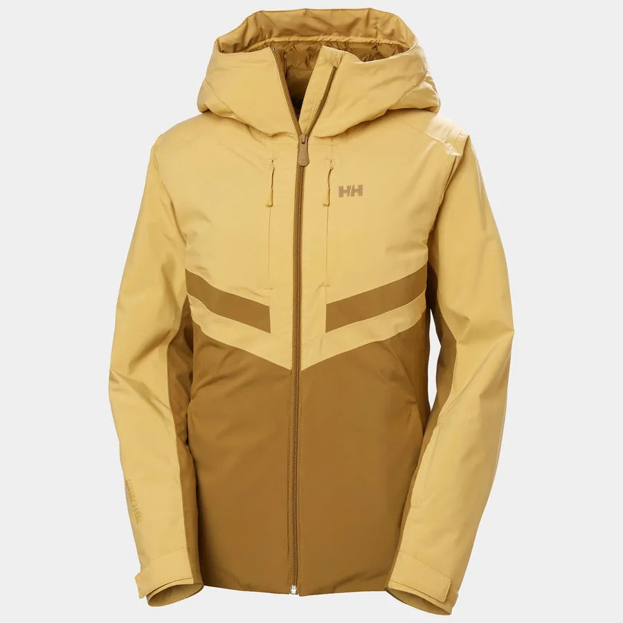 Helly Hansen Women's Edge 3.0 Ski Jacket Skijakke Dame - Sand -