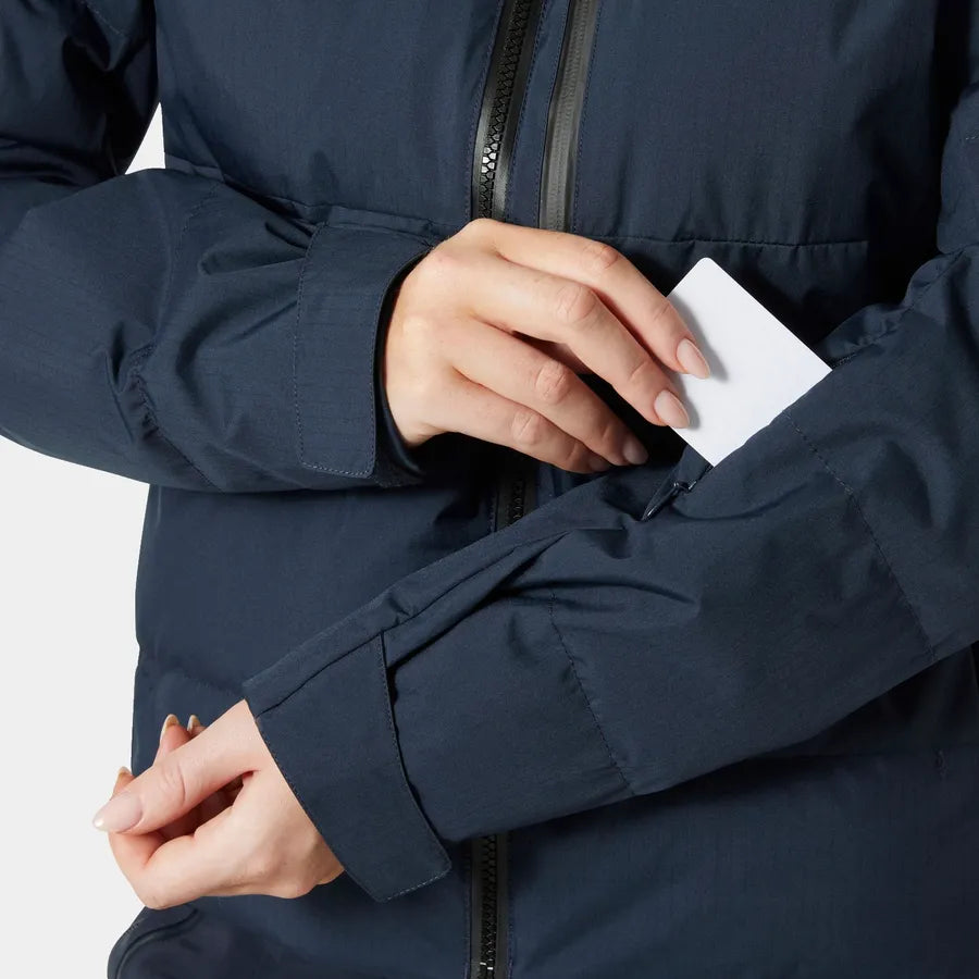 Helly Hansen Women's Kvitfjell Race Puffy Ski Jacket Skijakke Dame - Navy -