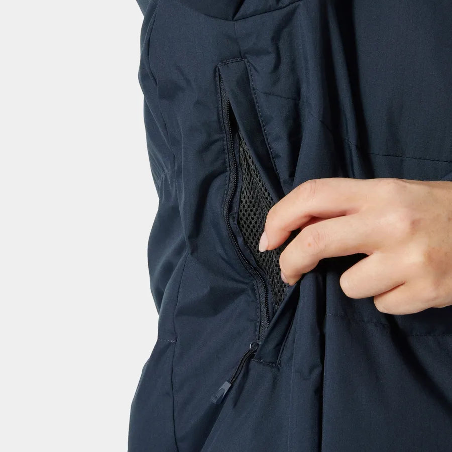 Helly Hansen Women's Kvitfjell Race Puffy Ski Jacket Skijakke Dame - Navy -