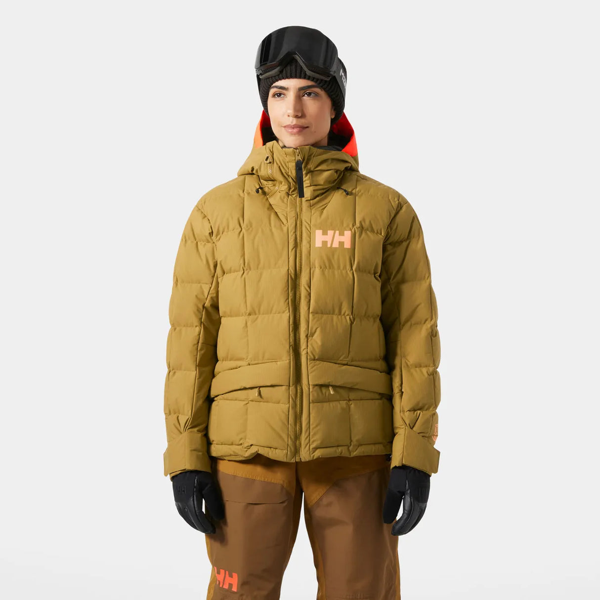 Helly Hansen Women's Emiko Ridable Puffy Jacket Skijakke Dame - Lynx - Lynx
