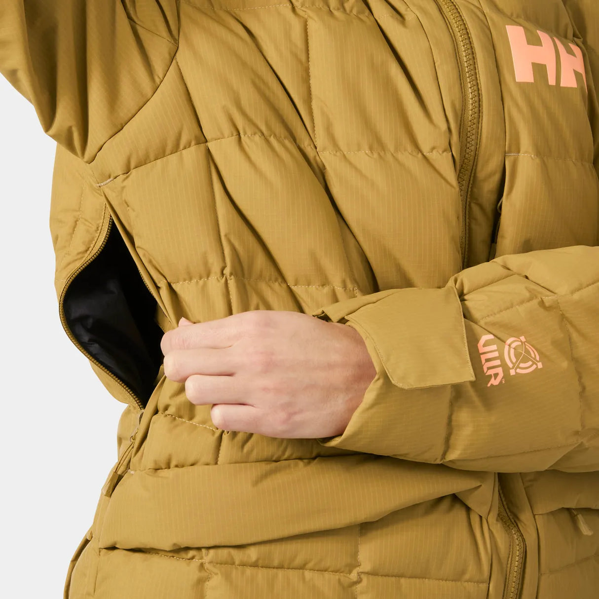 Helly Hansen Women's Emiko Ridable Puffy Jacket Skijakke Dame - Lynx -