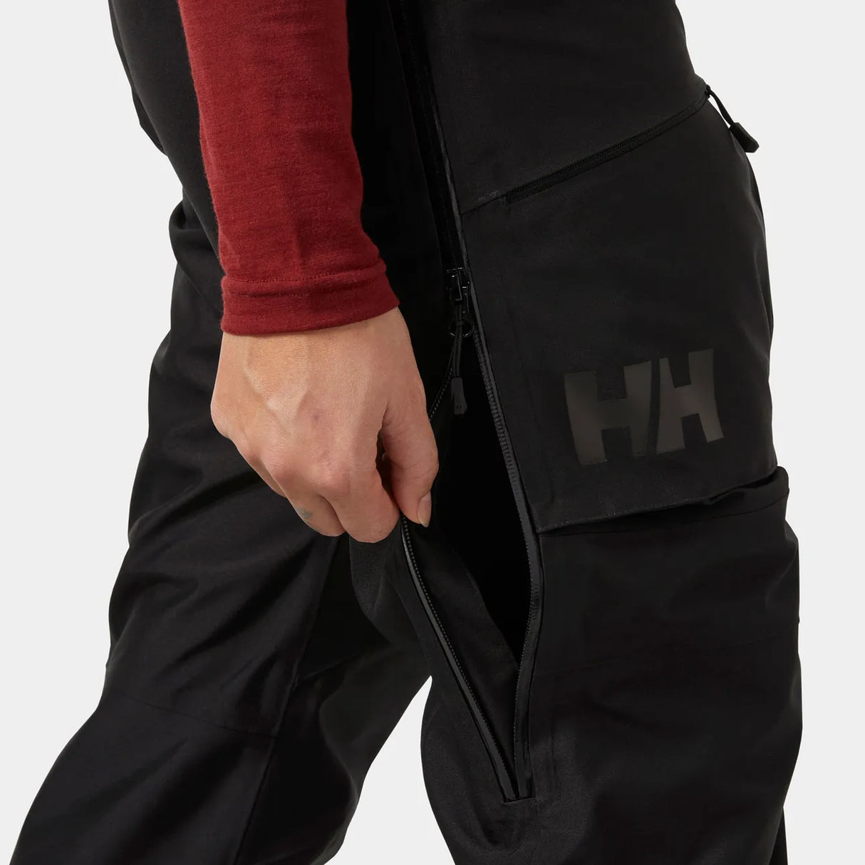 Helly Hansen Women's Powderqueen Bib Pants 2.0 Skibukser Dame - Black -