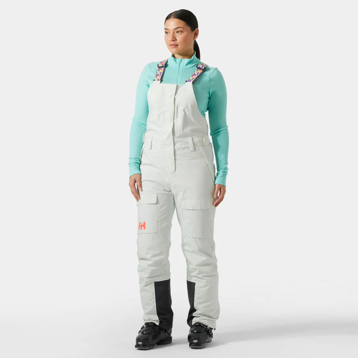 Helly Hansen Women's Switch Cargo Bib Pants Skibukser Dame - Seafoam - Seafoam