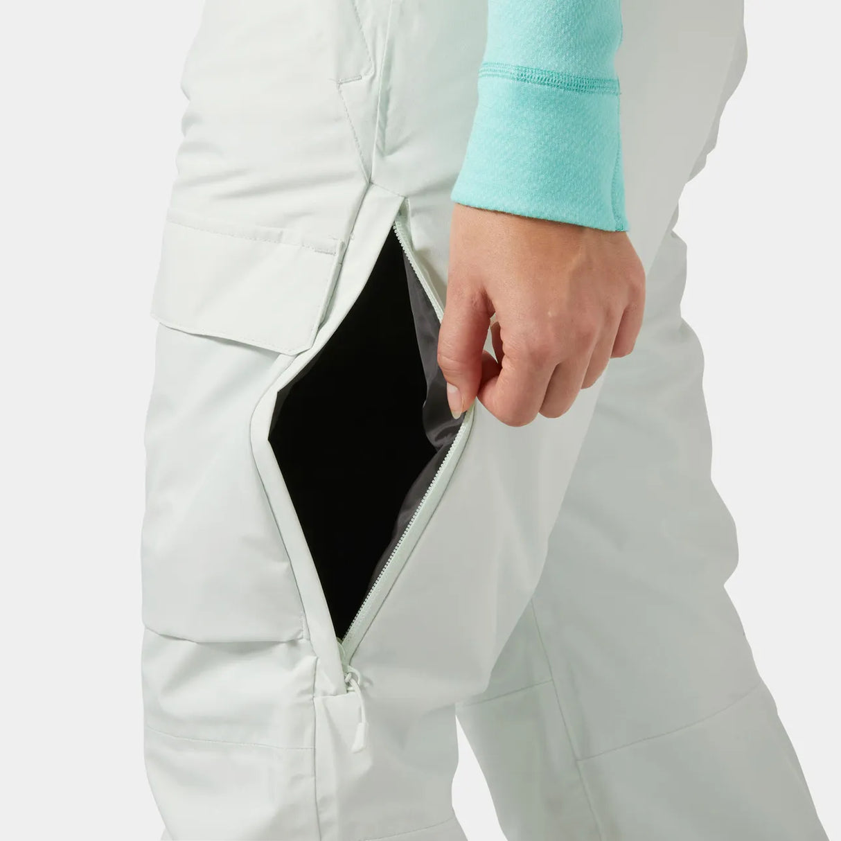 Helly Hansen Women's Switch Cargo Bib Pants Skibukser Dame - Seafoam -