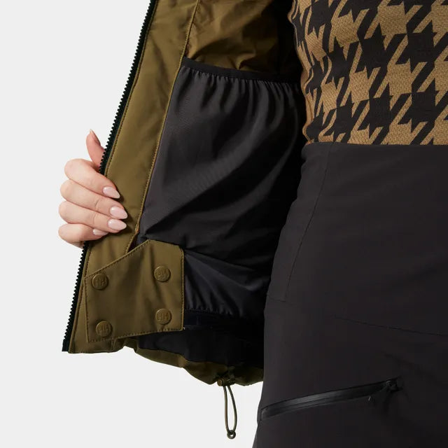 Helly Hansen Women's Alphelia Elevate Jacket Skijakke Dame - Sepia -