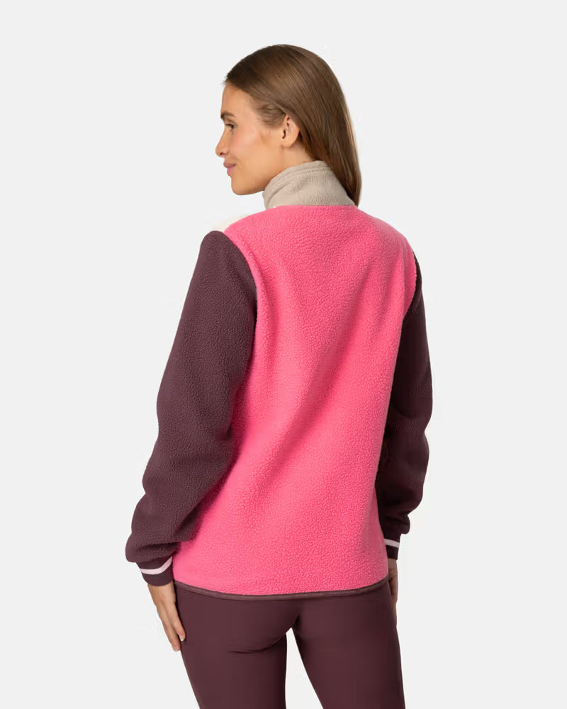 Kari Traa Røthe Midlayer Fleecetrøje Dame - Bubblegum