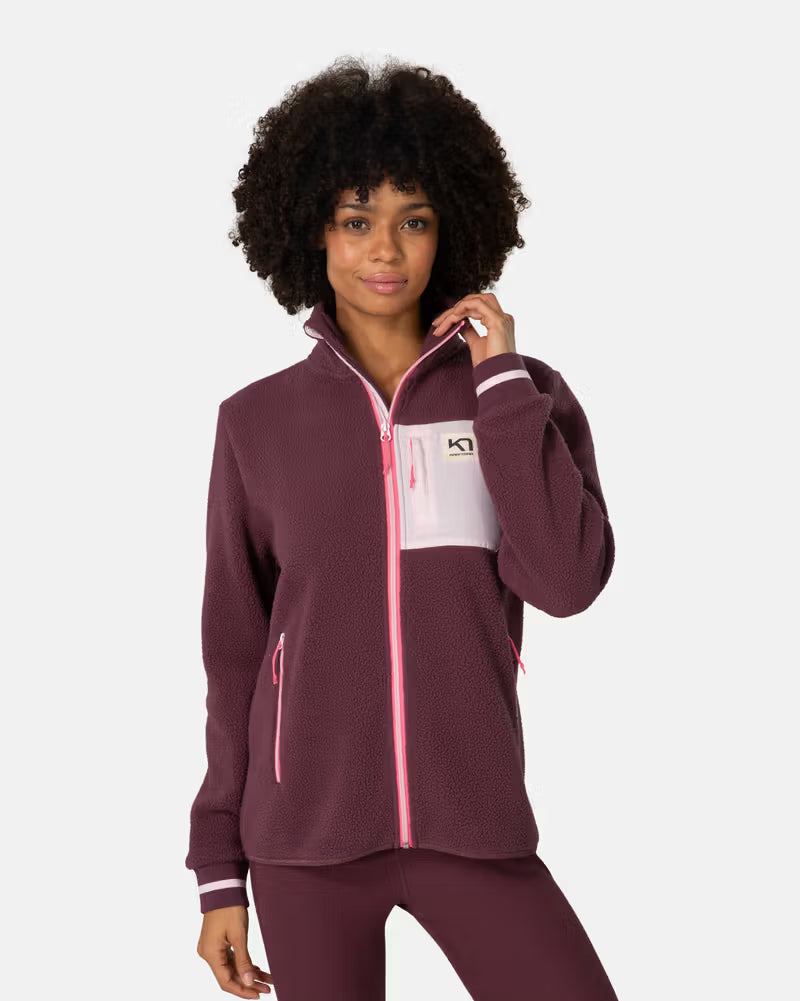 Kari Traa Røthe Midlayer Fleecetrøje Dame - Cocoa Powder