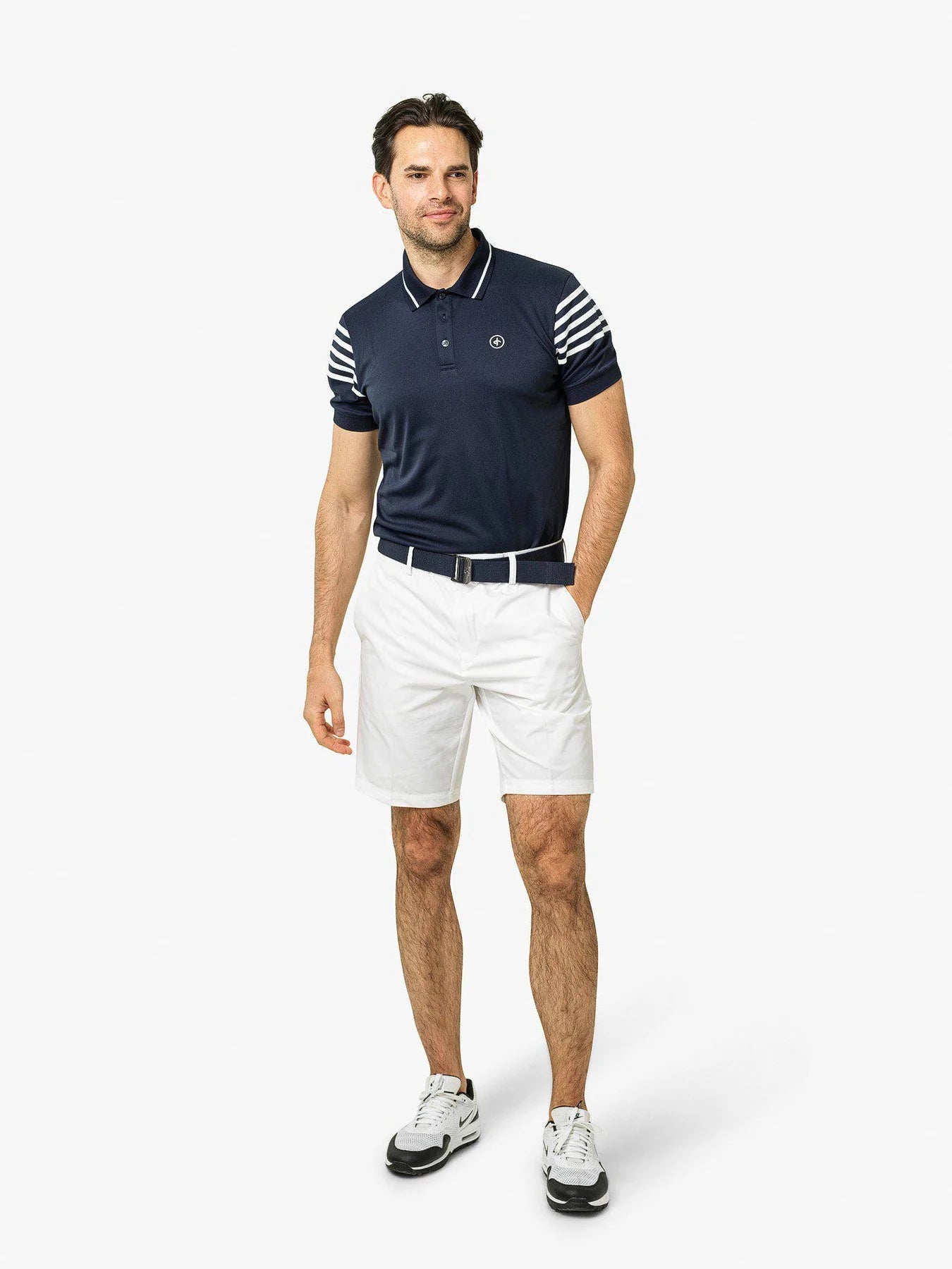 Cross Sportswear M Sporty Polo T-shirt Herre - Navy -
