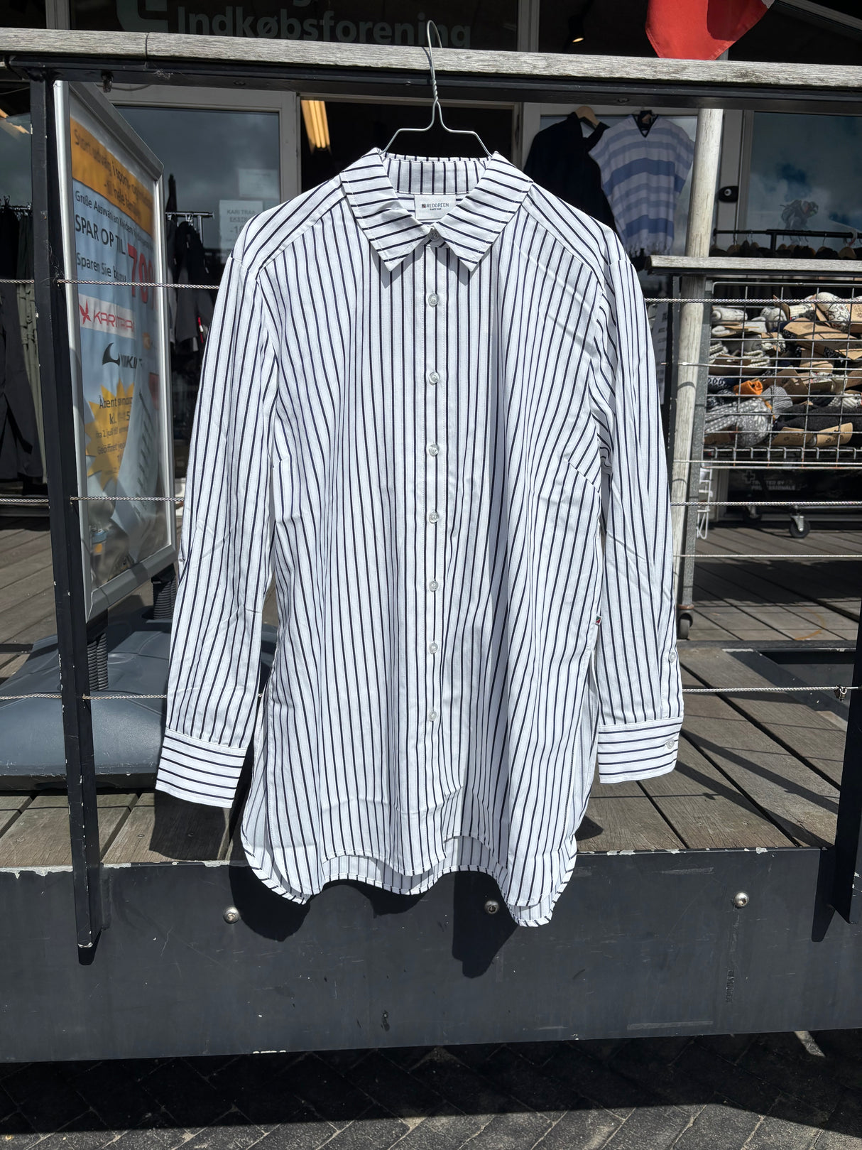 Redgreen Women RG_Alexa Skjorte Dame - Navy Stripe -