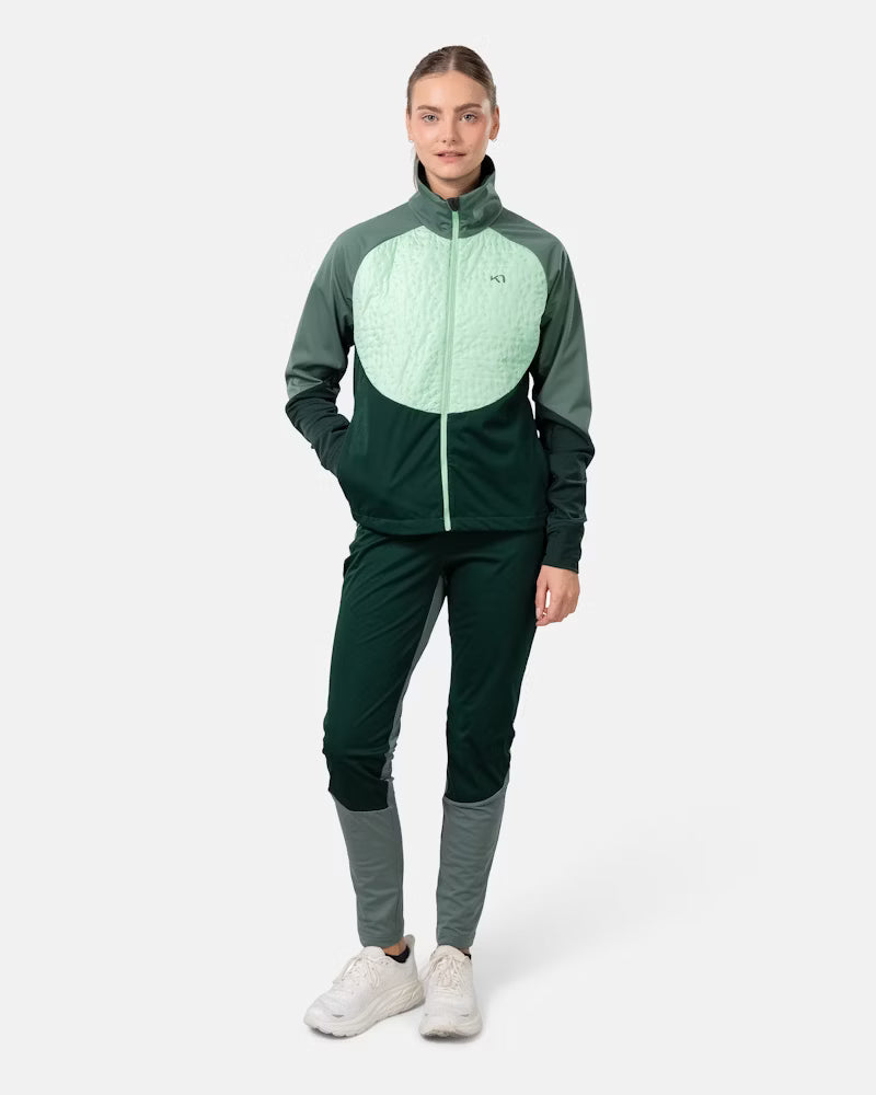 Kari Traa Louise Hybrid Jacket Jakke Dame - Pine Green -
