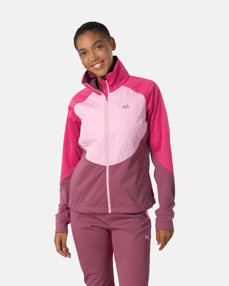 Kari Traa Louise Hybrid Jacket Jakke Dame - Plum - Plum