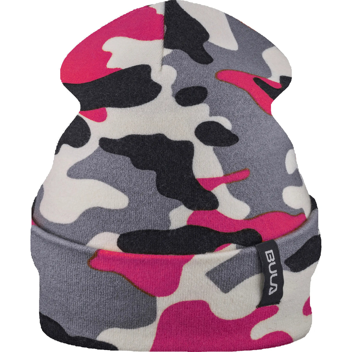 Bula JR Camo Beanie Hue Børn - Berry - Berry One-size