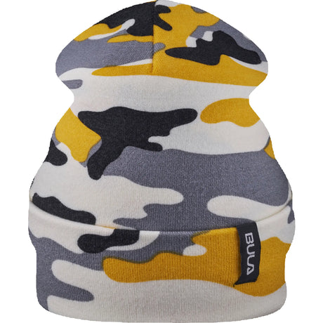 Bula JR Camo Beanie Hue Børn - Yellow - Yellow One-size