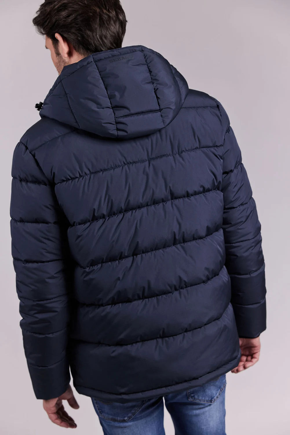 Sebago Jasper Puffer Jacket Vinterfrakke Herre - Dark Navy -