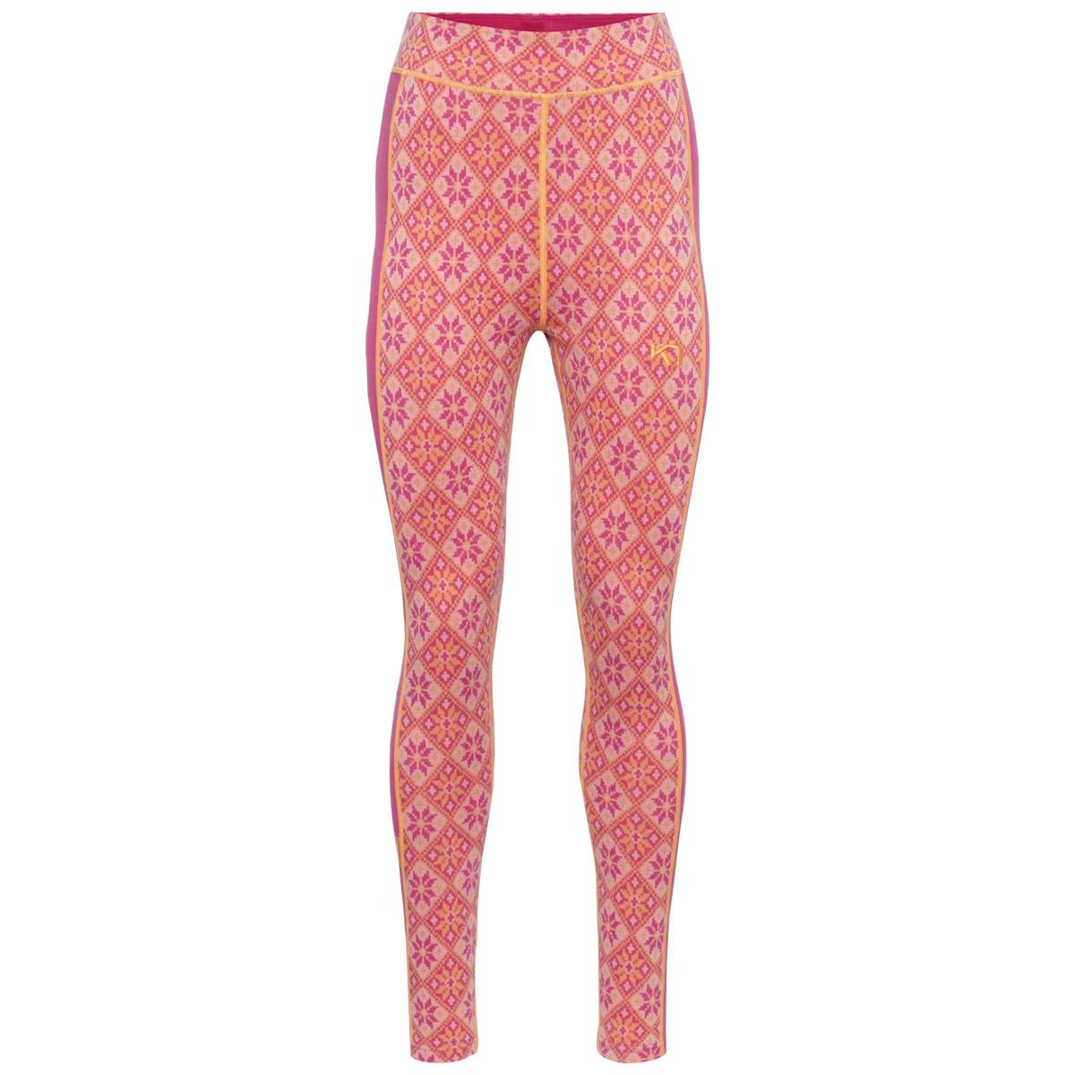 Kari Traa Rose High Waist Pants Plus Size Skiunderbukser Dame - Berry Pink - Berry Pink