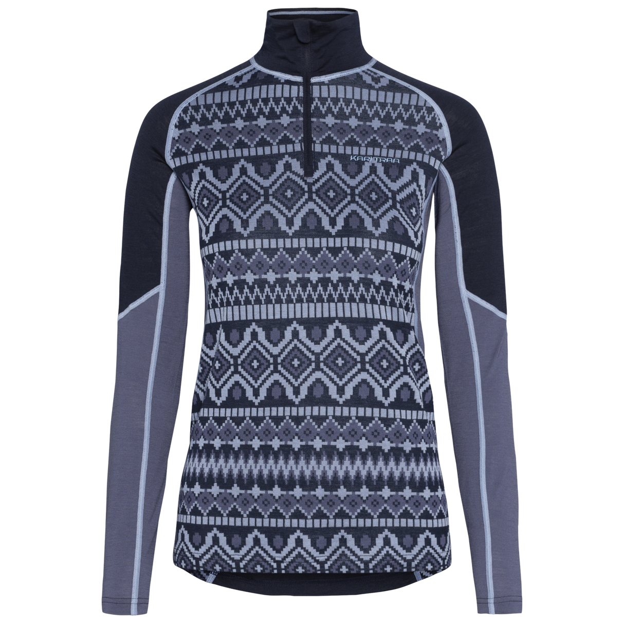 Kari Traa Malia Half-Zip Skiundertøj Sæt Dame - Royal -