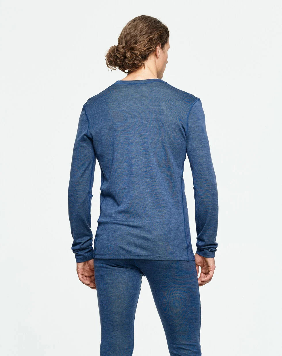 Bula Base Crew Skiundertøj Sæt Herre - Denim -