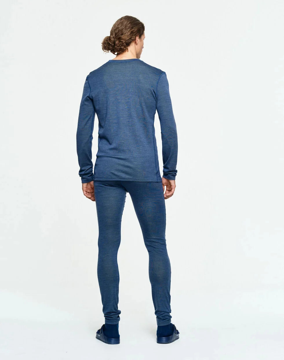 Bula Base Crew Skiundertøj Sæt Herre - Denim -