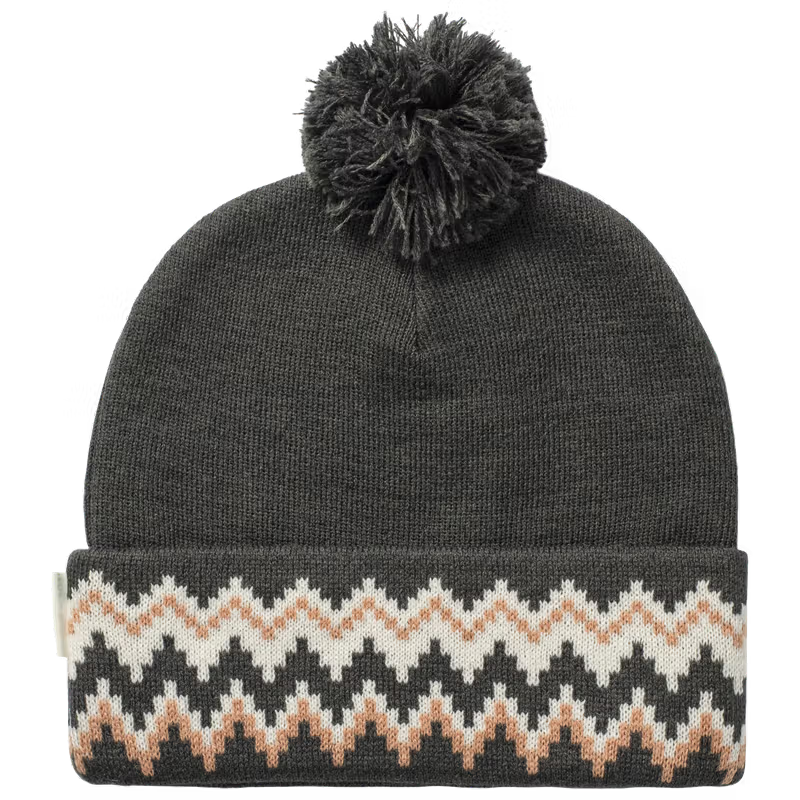 Kari Traa Amelia Beanie Strikhue Dame - Dark Grey - Dark Grey