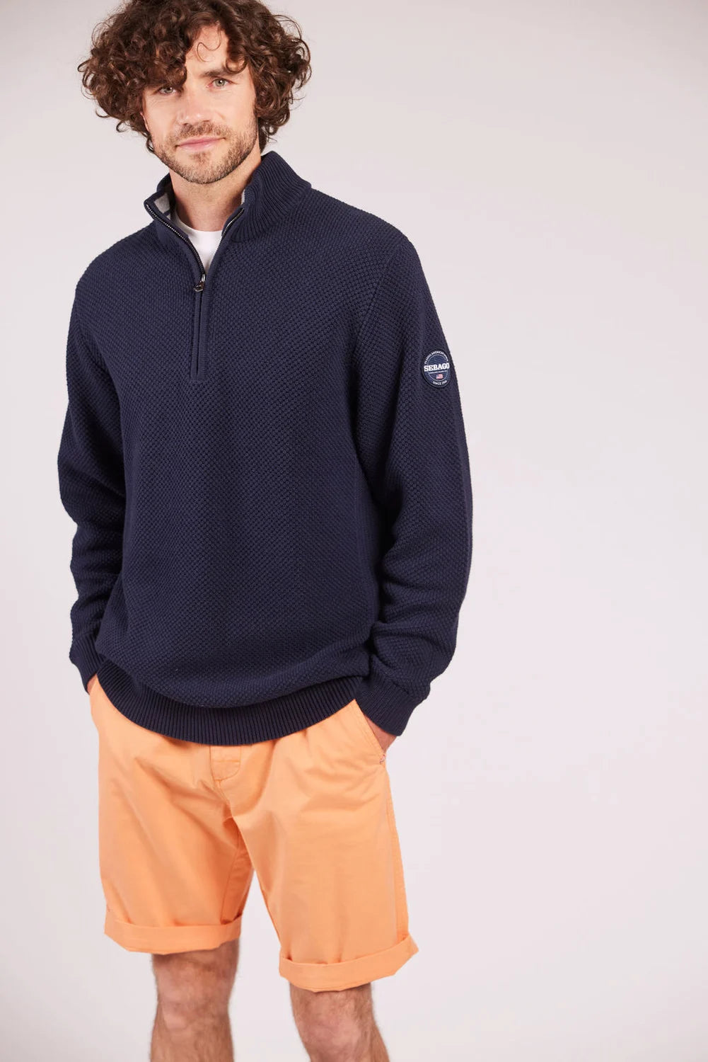 Sebago Helmsman Windstopper Striktrøje Herre -