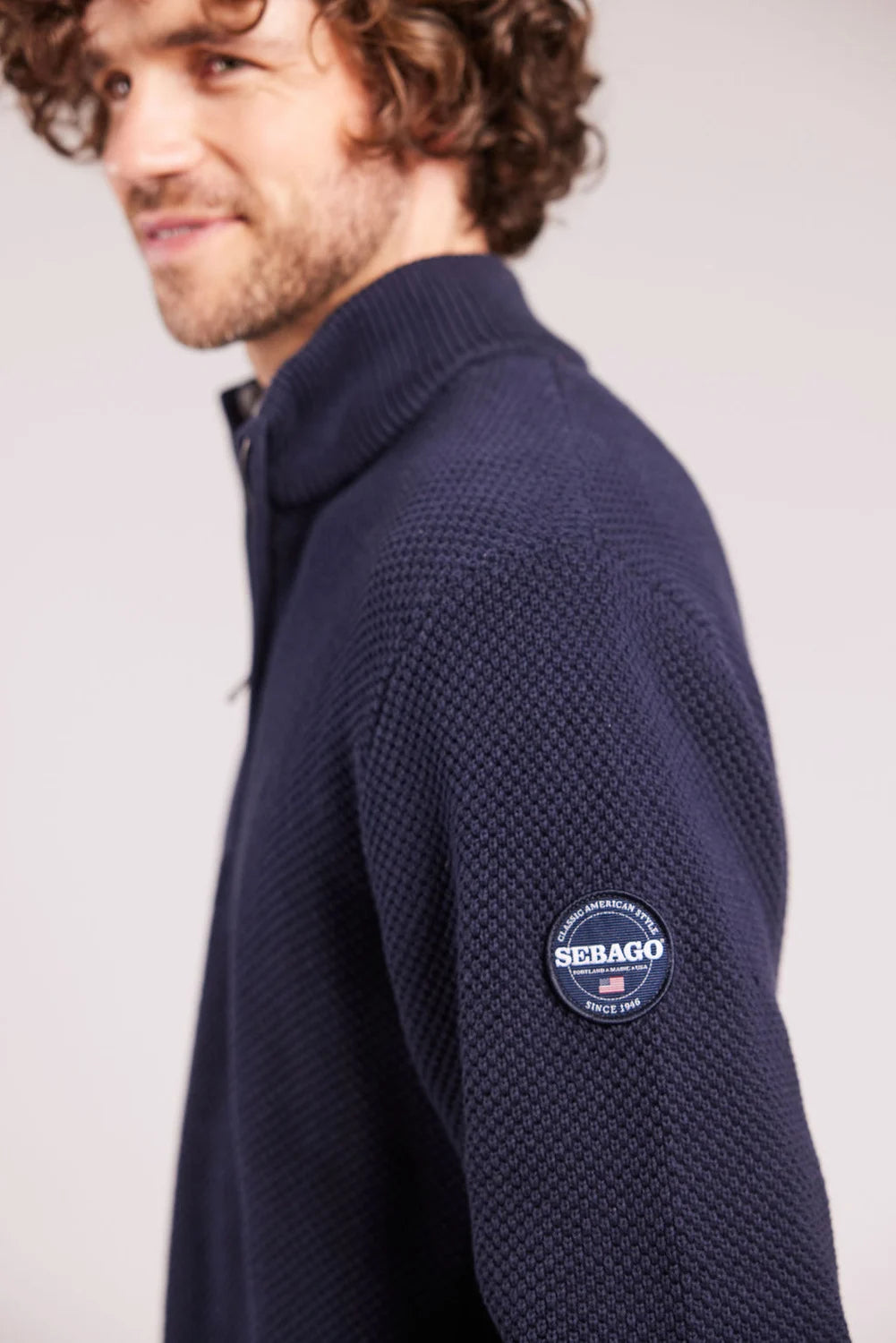 Sebago Helmsman Windstopper Striktrøje Herre -