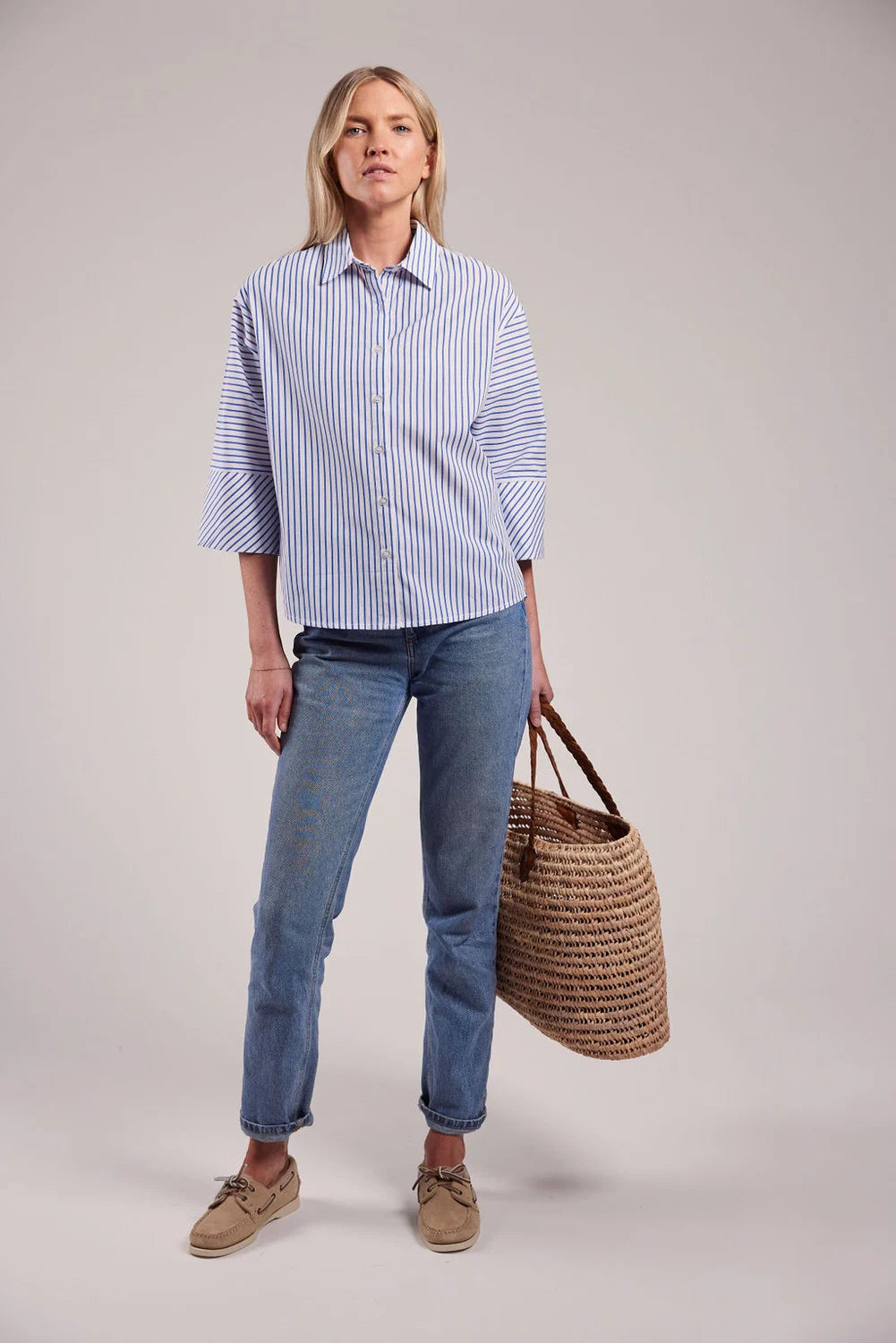 Sebago Helen Cotton Poplin Blouse Bluse Dame -