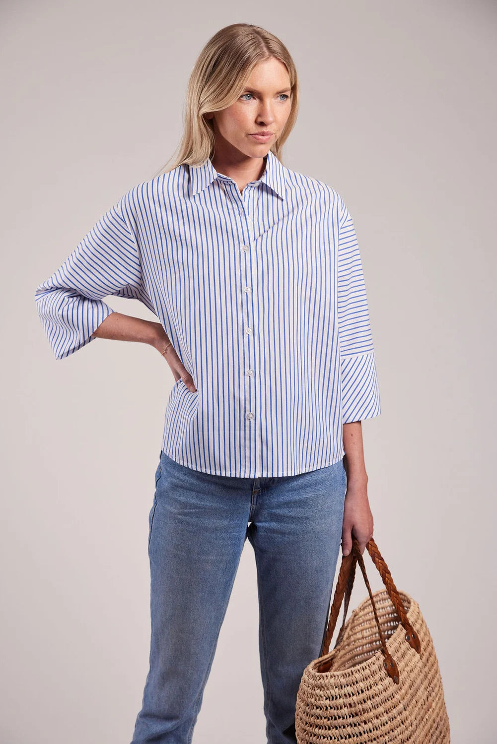 Sebago Helen Cotton Poplin Blouse Bluse Dame -