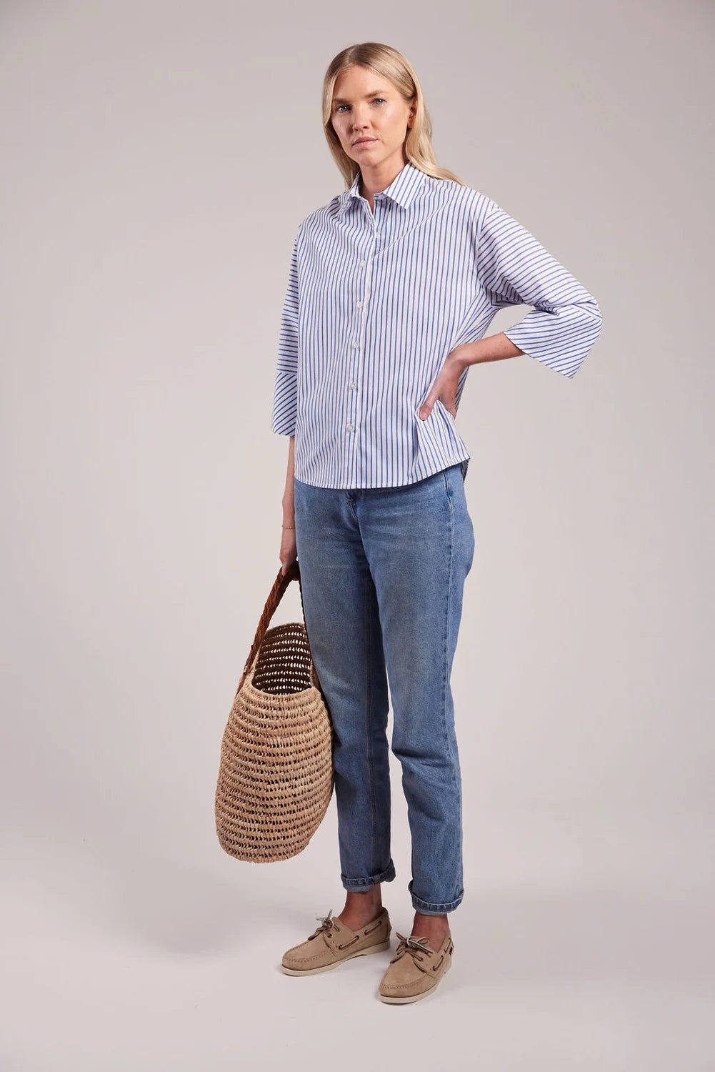 Sebago Helen Cotton Poplin Blouse Bluse Dame -