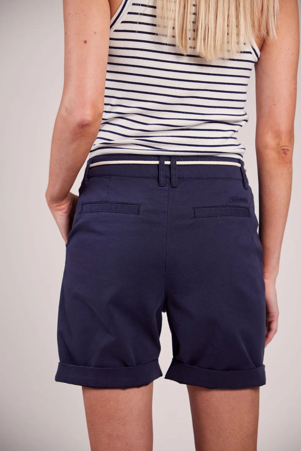 Sebago Womens Bermuda Shorts Dame - Navy -