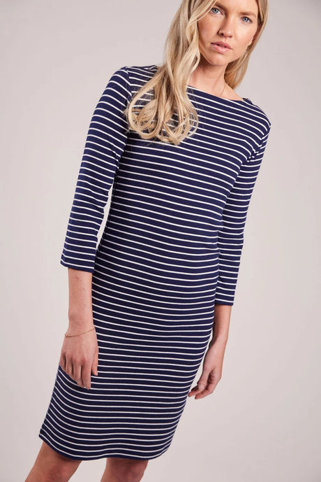 Sebago Vanja Striped Ribbed Dress Kjole -