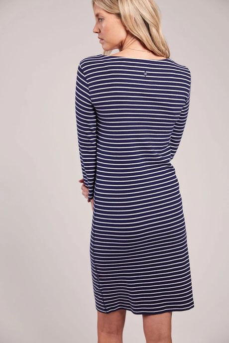 Sebago Vanja Striped Ribbed Dress Kjole -