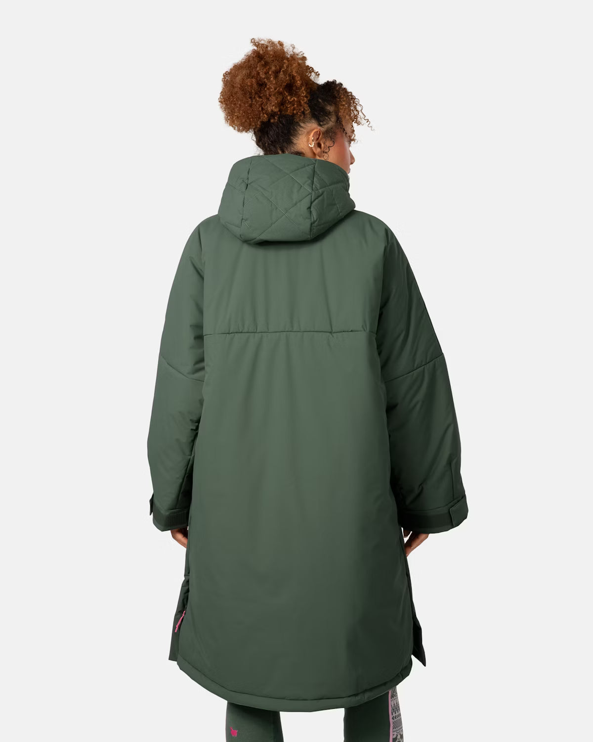 Kari Traa Malene Cape Frakke Dame - Thyme Green -