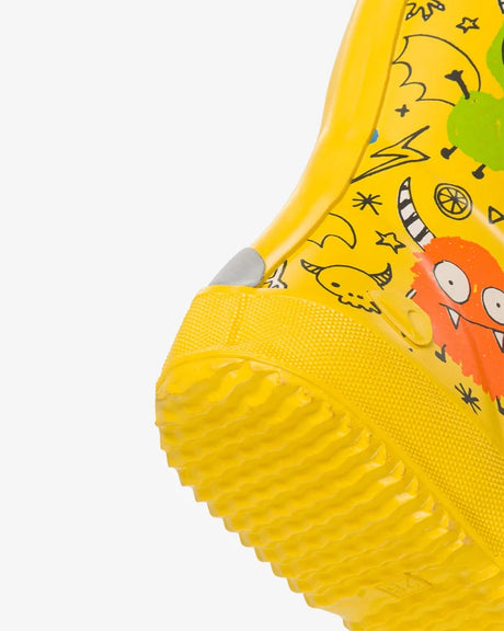 Viking Indie Print Gummistøvler Børn - Yellow/Multi -