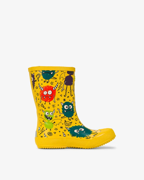Viking Indie Print Gummistøvler Børn - Yellow/Multi -