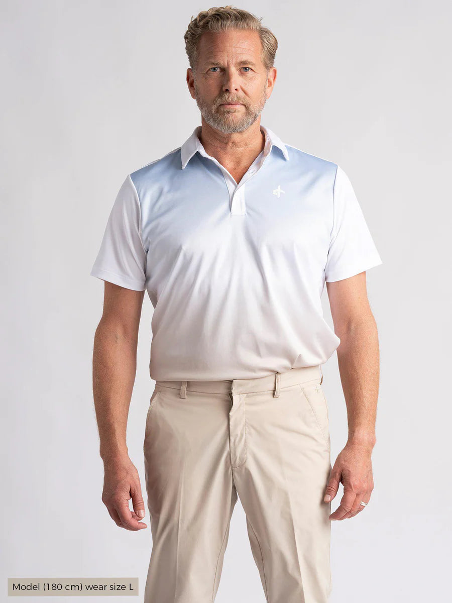 Cross Sportswear M Brendon Poloshirt Polo T-shirt Herre - White - White