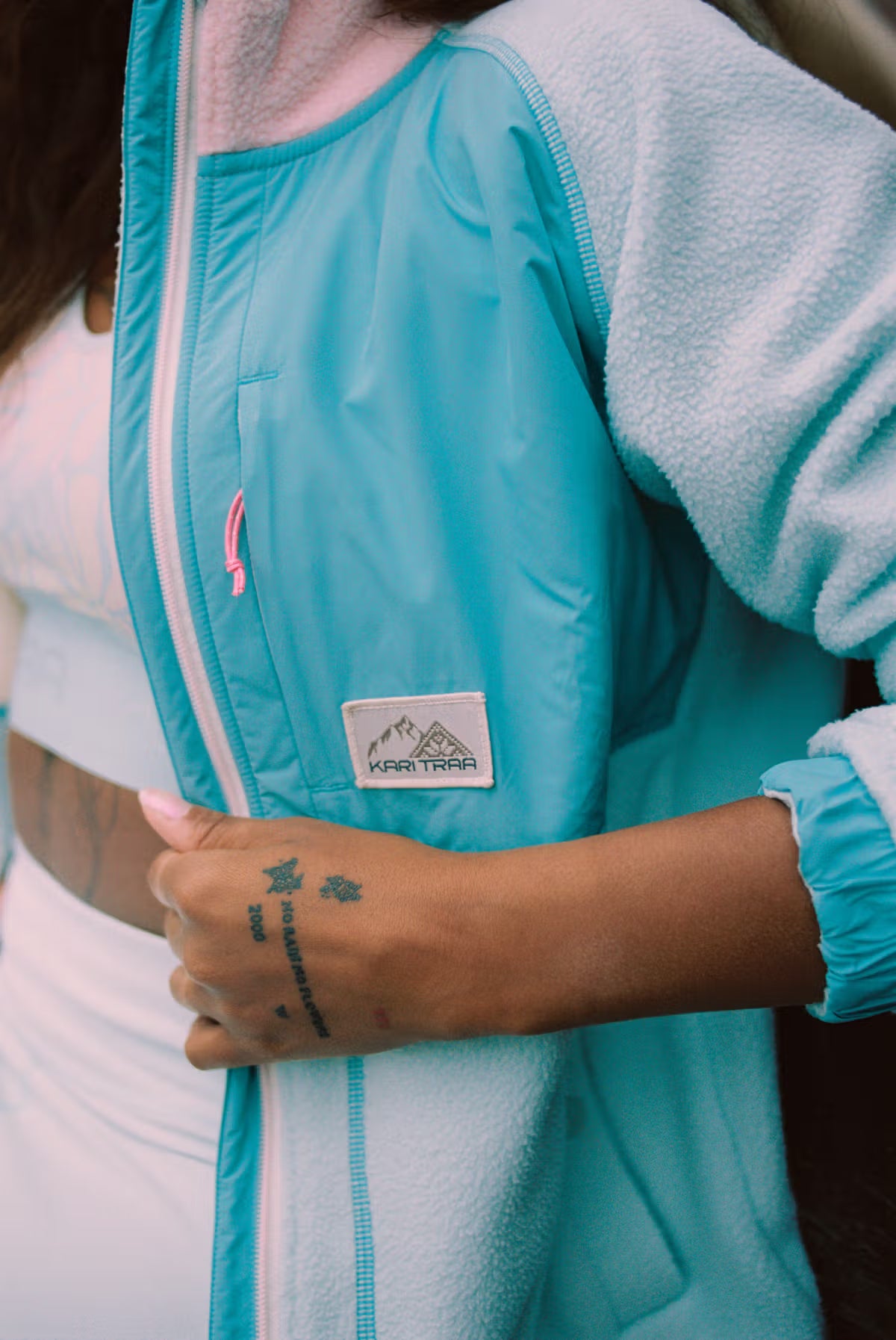 Kari Traa Emma Midlayer Fleecetrøje Dame - Aquatic -