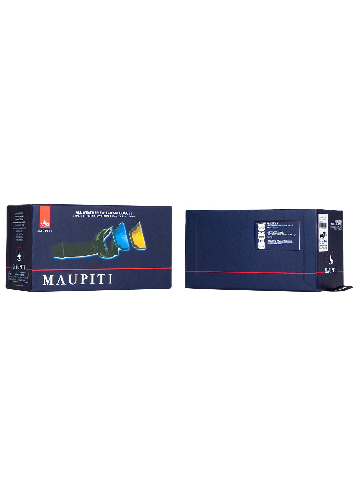 Maupiti Rox Ski Goggle Magnetic Skibriller Dame / Herre -