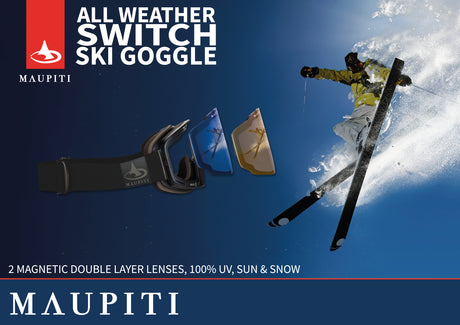 Maupiti Rox Ski Goggle Magnetic Skibriller Dame / Herre -