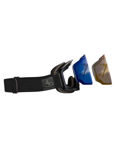 Maupiti Rox Ski Goggle Magnetic Skibriller Dame / Herre - Black One-size