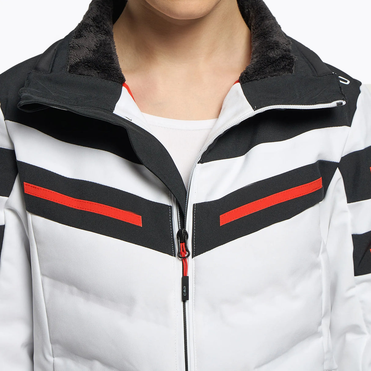 CMP Women's Ski Jacket Skijakke Dame - Black/White