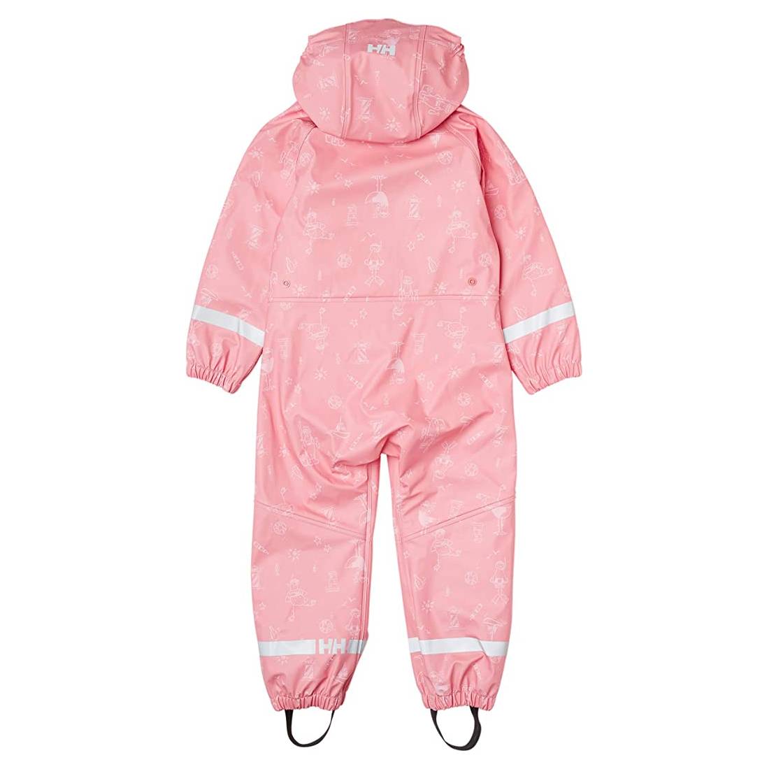 Helly Hansen Kids' Bergen PU Playsuit Regndragt Børn - Blush -