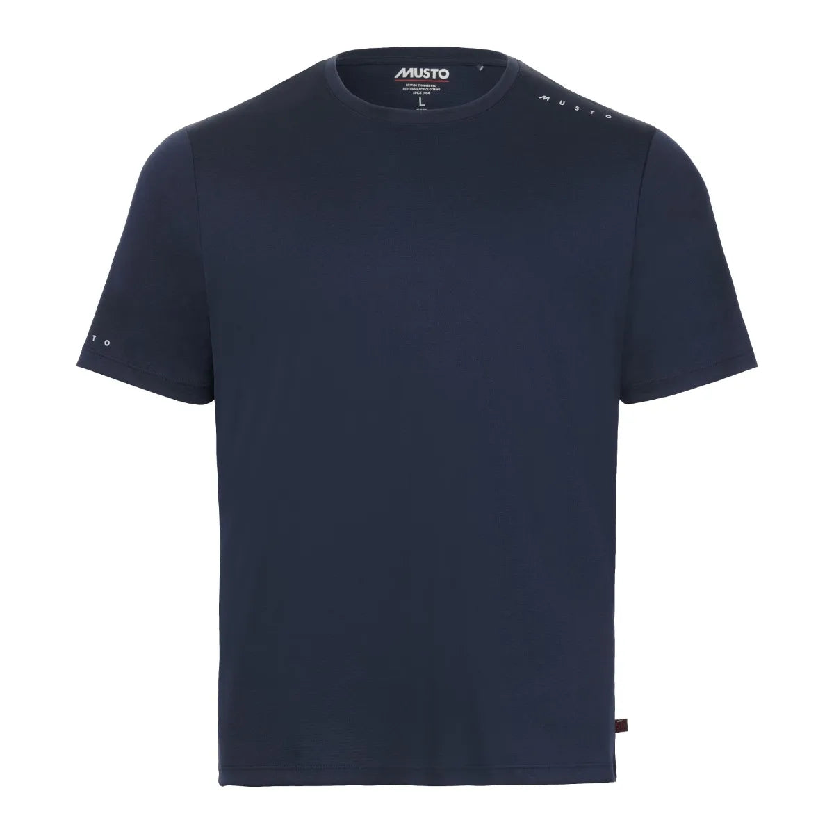 Musto Men's Evo Crew Sunblock Short-Sleeve T-shirt Herre - Navy - Navy