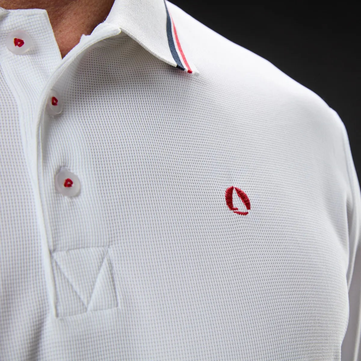 Musto Men's Evo Pro Lite Short-Sleeve Polo 2.0 Polo T-shirt Herre - White -