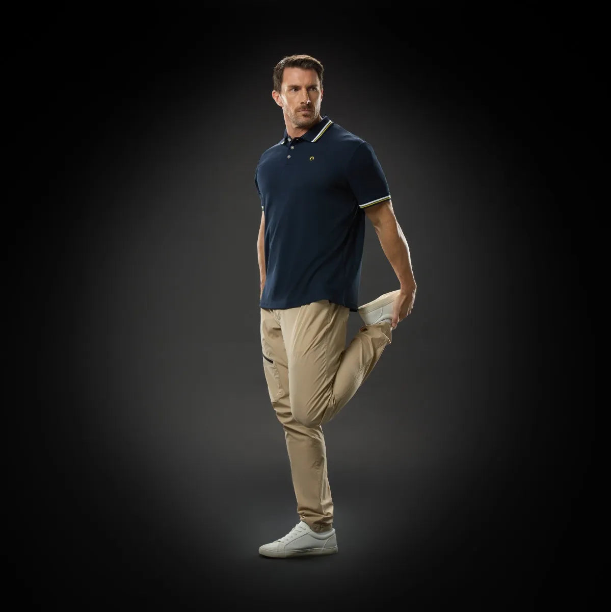 Musto Men's Evo Pro Lite Short-Sleeve Polo 2.0 Polo T-shirt Herre - Navy -