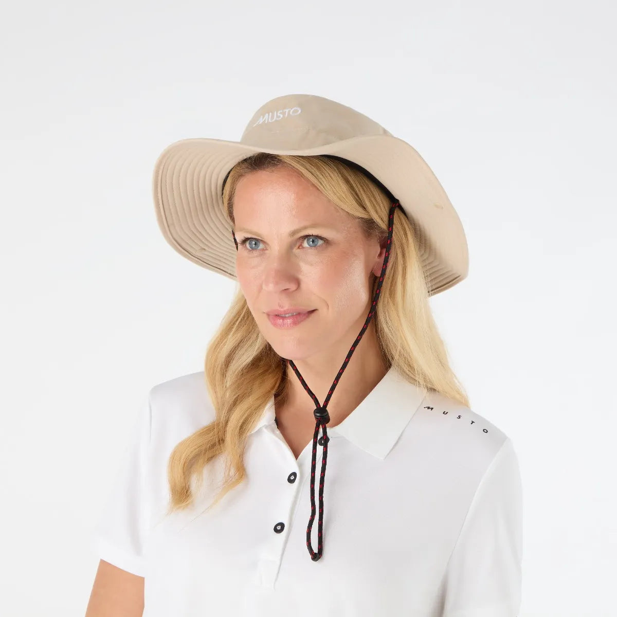 Musto Fast Dry Brimmed Hat Sejlerhat Dame / Herre - Light Stone -