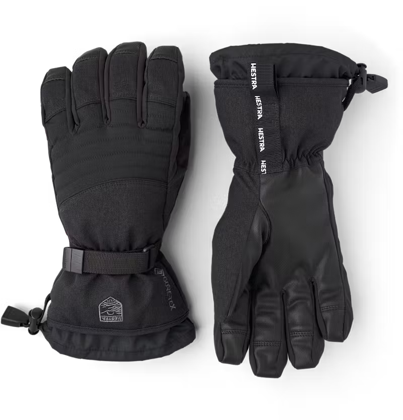 Hestra Gore-Tex Perform - 5 finger - Black/Black - Black Black